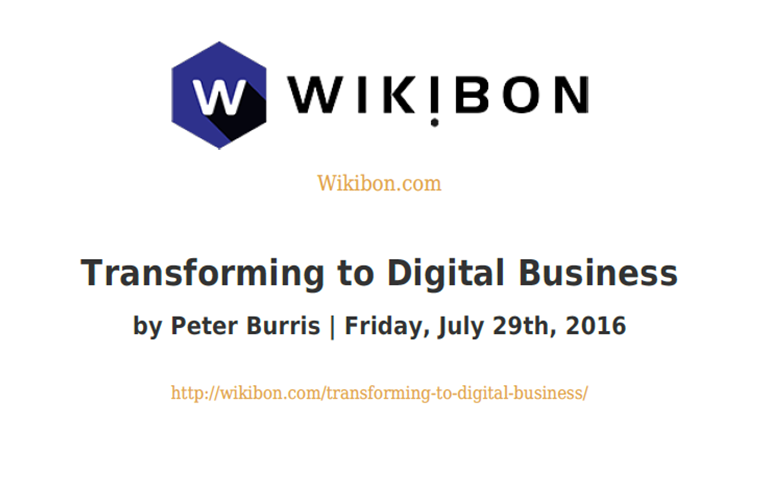 Data Value and the Digital Business Platform